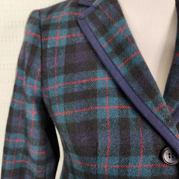 Talbots Plaid Blazer - Picture 3 of 6